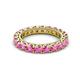2 - Ellen 3.00 mm Pink Sapphire Eternity Band 
