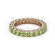 2 - Ellen 3.00 mm Peridot Eternity Band 