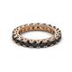 2 - Ellen 3.00 mm Black Diamond Eternity Band 