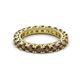 2 - Ellen 3.00 mm Smoky Quartz Eternity Band 
