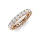 3 - Ellen 3.00 mm White Sapphire Eternity Band 