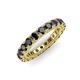 3 - Ellen 3.00 mm Black Diamond Eternity Band 