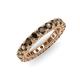 3 - Ellen 3.00 mm Smoky Quartz Eternity Band 