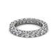 2 - Ellen 3.00 mm Forever Brilliant Moissanite Eternity Band 