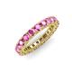 3 - Ellen 3.00 mm Pink Sapphire Eternity Band 