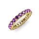 3 - Ellen 3.00 mm Amethyst Eternity Band 
