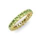 3 - Ellen 3.00 mm Peridot Eternity Band 