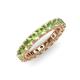 3 - Ellen 3.00 mm Peridot Eternity Band 