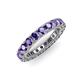 3 - Ellen 3.00 mm Iolite Eternity Band 