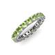 3 - Ellen 3.00 mm Peridot Eternity Band 