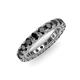 3 - Ellen 3.00 mm Black Diamond Eternity Band 