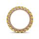 4 - Ellen 3.00 mm Yellow Sapphire Eternity Band 
