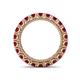 4 - Ellen 3.00 mm Ruby Eternity Band 
