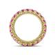 4 - Ellen 3.00 mm Pink Sapphire Eternity Band 