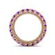 4 - Ellen 3.00 mm Amethyst Eternity Band 