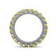 4 - Ellen 3.00 mm Yellow Sapphire Eternity Band 