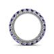 4 - Ellen 3.00 mm Iolite Eternity Band 