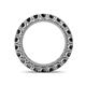 4 - Ellen 3.00 mm Black Diamond Eternity Band 