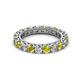 2 - Ellen 3.00 mm Yellow Diamond and White Lab Grown Diamond Eternity Band 