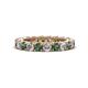 1 - Ellen 3.00 mm Lab Created Alexandrite and Lab Grown Diamond Eternity Band 