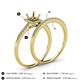 4 - Junia Semi Mount Halo Bridal Set Ring 