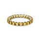 3 - Clarissa 3.00 mm Princess Cut Citrine Eternity Band 