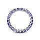 5 - Clarissa 3.00 mm Princess Cut Tanzanite Eternity Band 