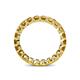 5 - Clarissa 3.00 mm Princess Cut Citrine Eternity Band 