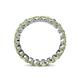 5 - Clarissa 3.00 mm Princess Cut Peridot Eternity Band 