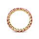 5 - Clarissa 3.00 mm Princess Cut Pink Tourmaline Eternity Band 