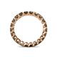 5 - Clarissa 3.00 mm Princess Cut Smoky Quartz Eternity Band 