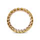 5 - Clarissa 3.00 mm Princess Cut Citrine Eternity Band 