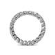 5 - Clarissa 3.00 mm Princess Cut Diamond Eternity Band 