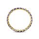 5 - Clarissa 2.50 mm Princess Cut Iolite Eternity Band 