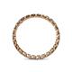 5 - Clarissa 2.50 mm Princess Cut Smoky Quartz Eternity Band 