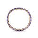 5 - Clarissa 2.50 mm Princess Cut Tanzanite Eternity Band 
