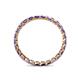 5 - Clarissa 2.50 mm Princess Cut Iolite Eternity Band 