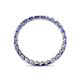 5 - Clarissa 2.50 mm Princess Cut Tanzanite Eternity Band 