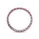 5 - Clarissa 2.50 mm Princess Cut Rhodolite Garnet Eternity Band 