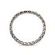 5 - Clarissa 2.50 mm Princess Cut Smoky Quartz Eternity Band 