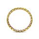 5 - Clarissa 2.50 mm Princess Cut Yellow Diamond Eternity Band 