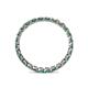 5 - Clarissa 2.50 mm Princess Cut Lab Created Alexandrite Eternity Band 