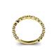 4 - Ashlyn 1.80 mm Citrine and Lab Grown Diamond 3/4 Eternity Band 