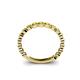 5 - Ashlyn 1.80 mm Yellow Sapphire 3/4 Eternity Band 