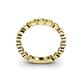 5 - Ashlyn 2.30 mm Citrine 3/4 Eternity Band 