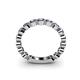 5 - Ashlyn 2.30 mm Iolite 3/4 Eternity Band 
