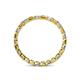 4 - Clarissa 2.50 mm Princess Cut Citrine and Diamond Eternity Band 