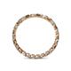 4 - Clarissa 2.50 mm Princess Cut Smoky Quartz and Diamond Eternity Band 