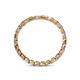 4 - Clarissa 2.50 mm Princess Cut Citrine and Diamond Eternity Band 