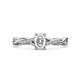 1 - Stacie Desire Oval Cut Semi Mount Twist Infinity Shank Engagement Ring 